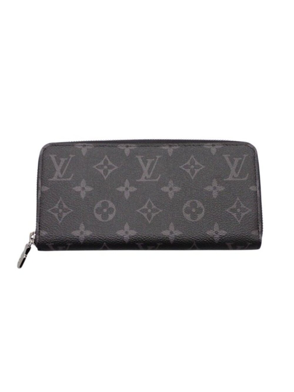Louis Vuitton Zippy Wallet Horizontal Monogram Eclipse Canvas Black